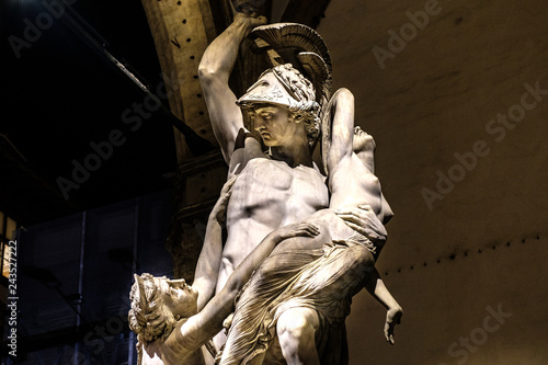 Firenze, monumenti  in Piazza della Signoria photo