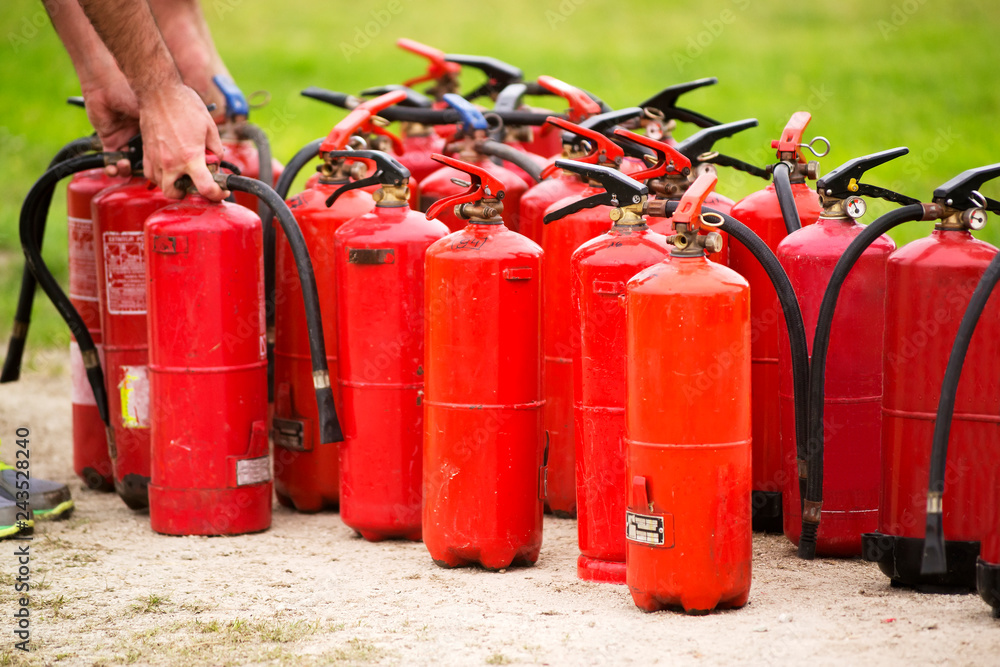fire extinguishers recollection for calibration and repair or restitution fire extinguishers recollection for calibration and repair or restitution