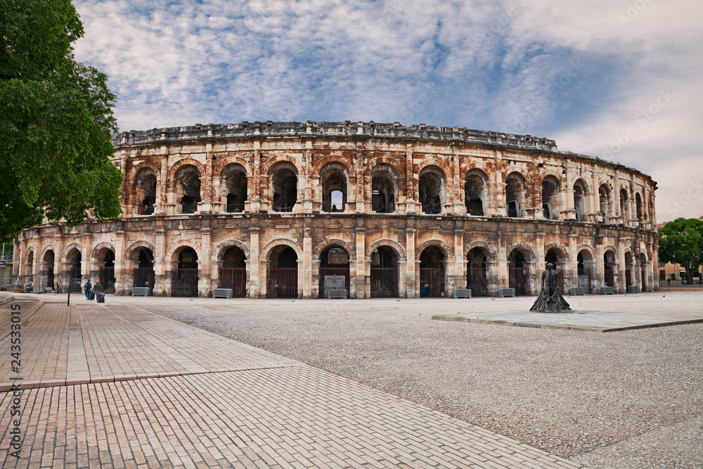 Nimes, France: the ancient Roman Arena