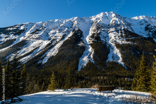 Kananaskis Range in winter, Peter lougheed Provincial Park, Alberta, Canada