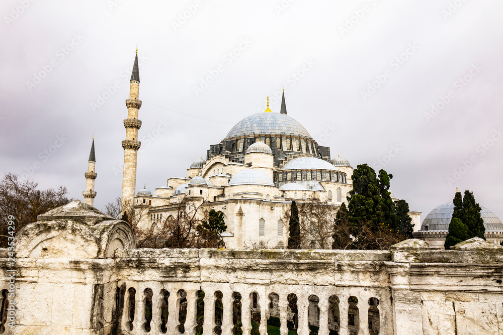 Obraz premium The beautiful Suleymaniye Camii Istanbul, Turkey.