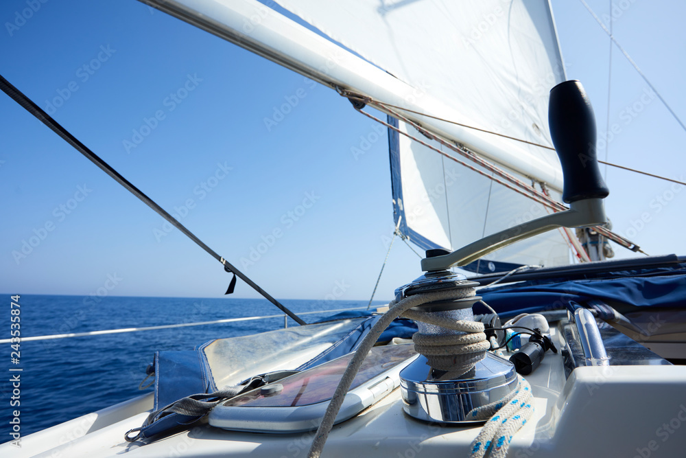 Fototapeta premium yacht on the water