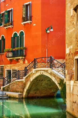 Bridge over canal in Venice
