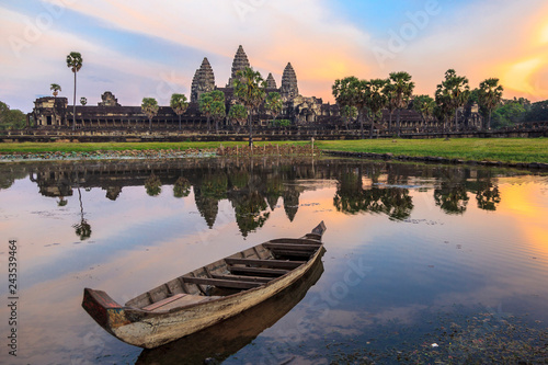 Angkor Wat Buddhist temple, Cambodia