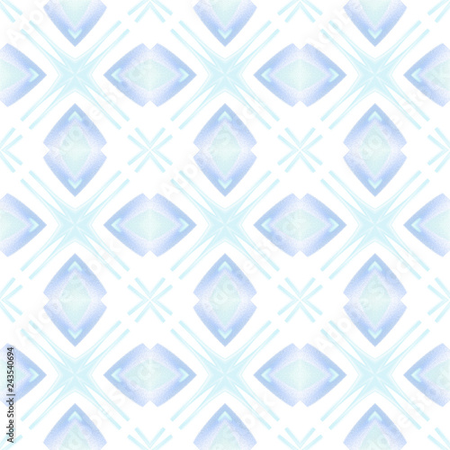 Seamless pattern background with multi-colored wavy lines.