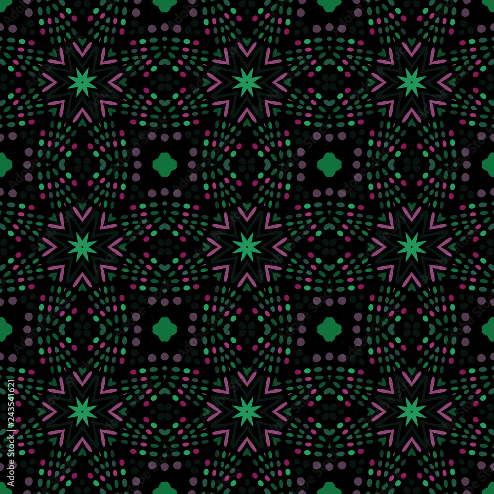 Seamless background pattern with a variety of multicolored lines. Seamless background pattern with a variety of multicolored lines.
