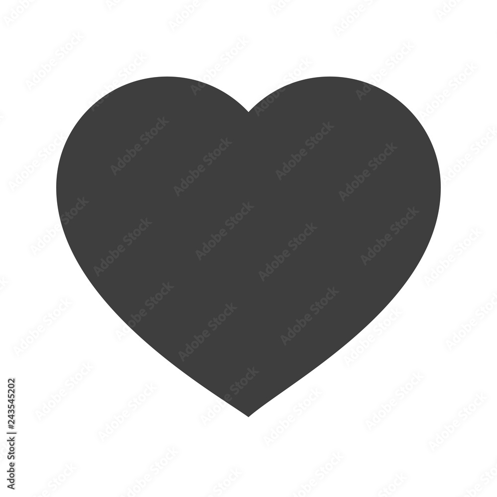 Heart vector icon. Valentine's Day sign, love symbol emblem isolated. Heart vector icon. Valentine's Day sign, love symbol emblem isolated.