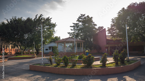 park in the town of Tambaca, Mexico