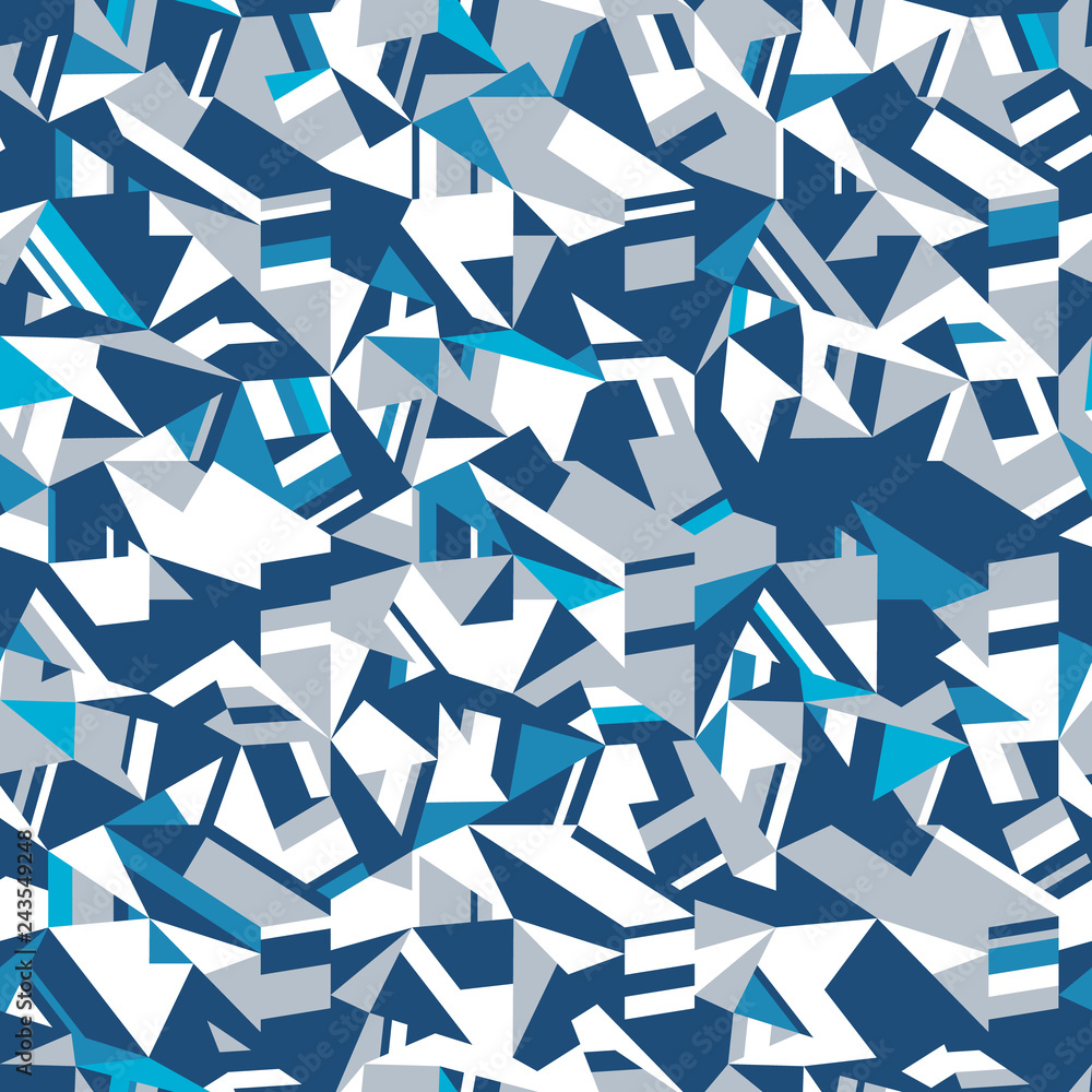Abstract seamless mosaic. Geometric texture of many shapes. Abstract seamless mosaic. Geometric texture of many shapes.