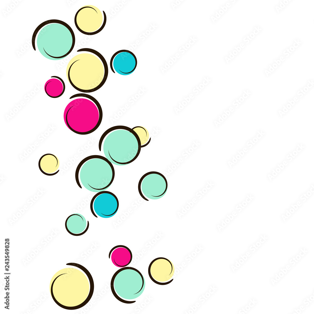 Comic background with pop art polka dot confetti. Comic background with pop art polka dot confetti.