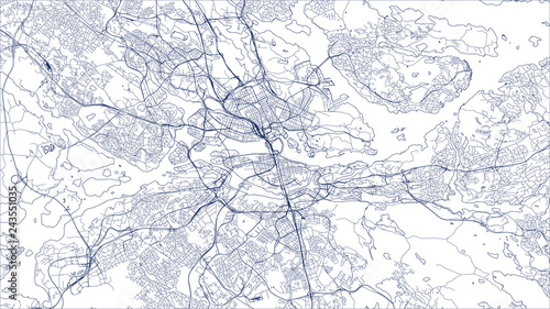 Photography map of the city of Edinburgh, Scotland, United Kingdom