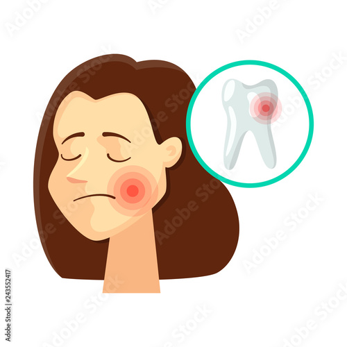 Vector design of pain and disease sign. Set of pain and injury vector icon for stock.