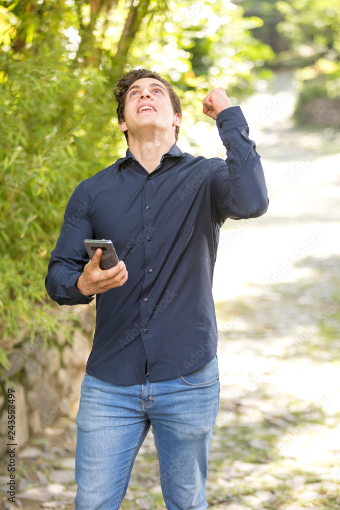 Obraz premium Portrait of a young businessman