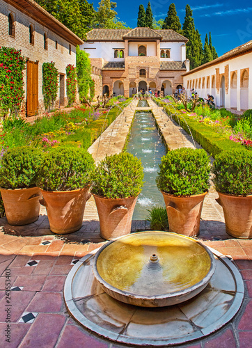 The famous Alhambra in Gran...