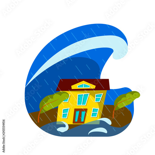 Isolated object of cataclysm and disaster icon. Set of cataclysm and apocalypse  vector icon for stock.