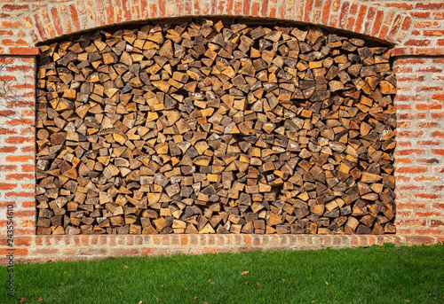 Chopped firewood logs ready...