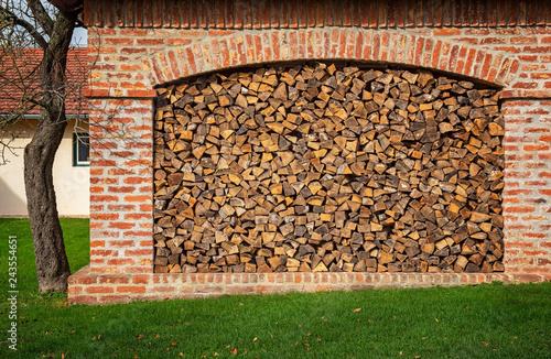 Chopped firewood logs ready...