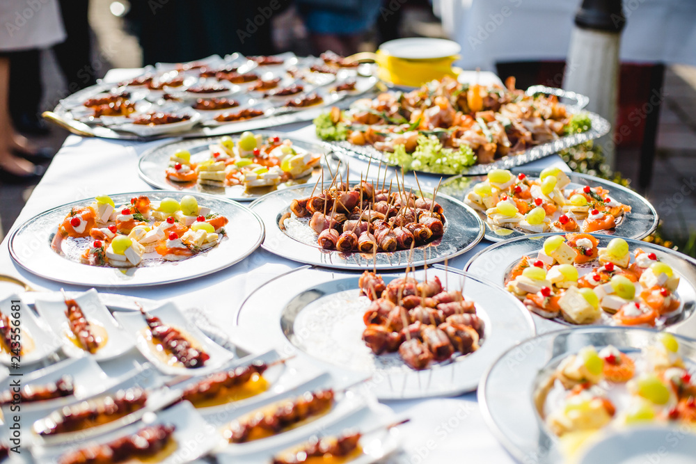 Fototapeta premium catering wedding buffet for events