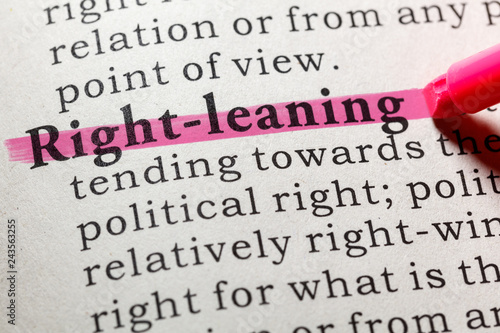 definition of right-leaning