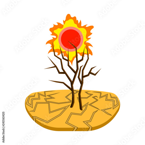 Isolated object of cataclysm and disaster sign. Collection of cataclysm and apocalypse  vector icon for stock.