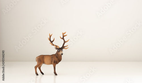 Plastic reindeer toy