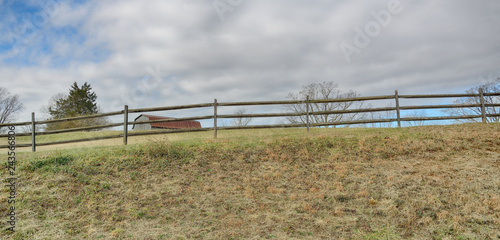 "A Fence in a Winter Field" ZDS Americana Collection