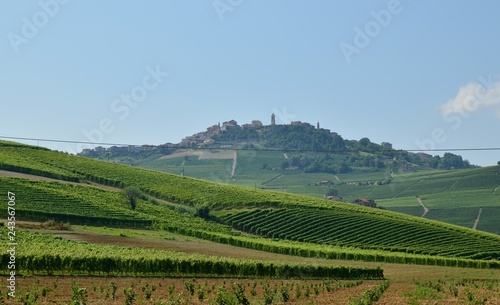 Wallpaper Mural La morra, Piedmont, Italy. July 2018. An idyllic view of the village Torontodigital.ca