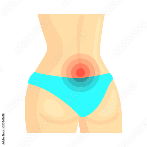 Vector design of pain and disease sign. Set of pain and injury stock vector illustration.