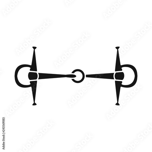 Vector design of sport and competition icon. Set of sport and equestrian stock symbol for web.