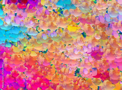 Pretty oil painting abstraction. Print art for wall decor. Impressionism styl...