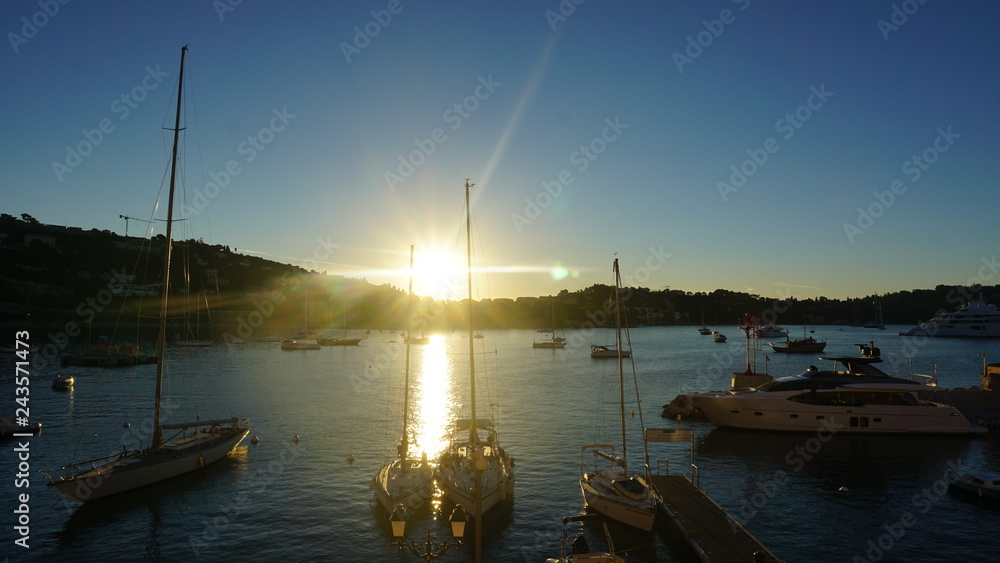 Obraz premium Villefranche-sur-mer, Cote-d'Azur, Südfrankreich