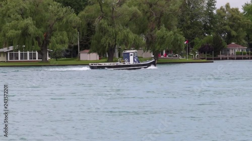 Tug boat, St. Clair River photo