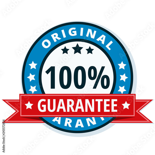 100  Original Guarantee label illustration
