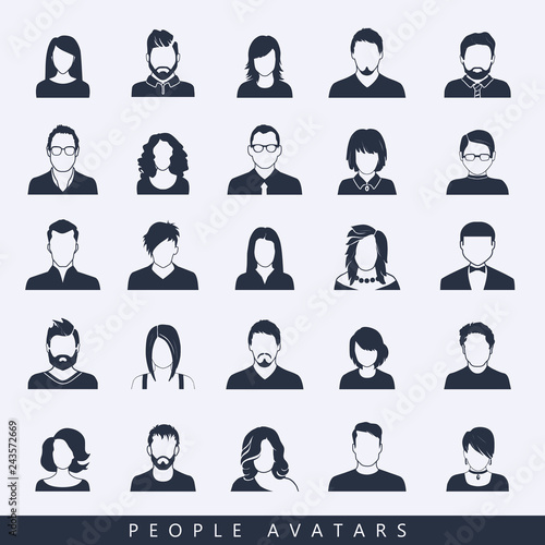 Simple avatar icons