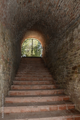 Basement stairs at the Targoviste – Princely Court , 2017 