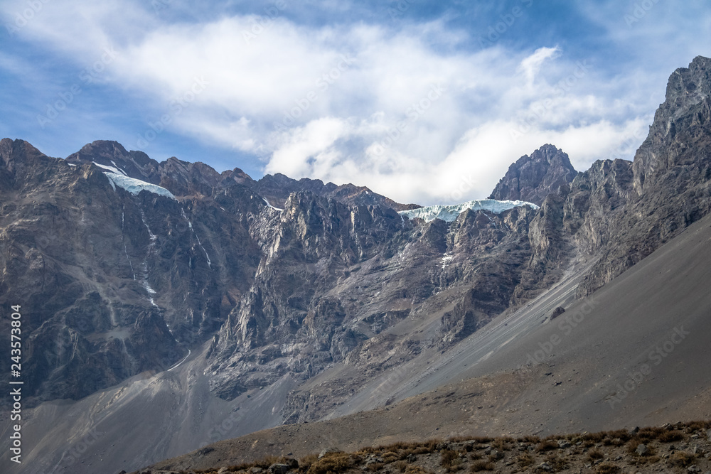 Glacier at Cajon del Maipo - Chile