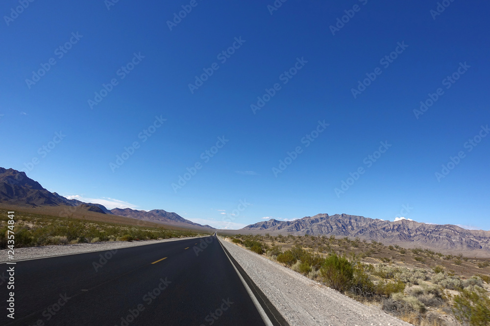 straight highway in mountains straight highway in mountains
