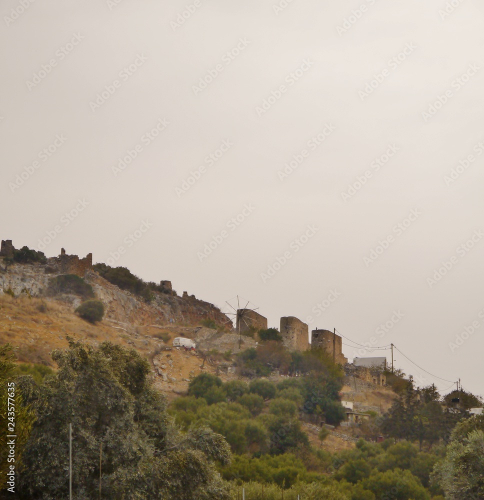 Landschaft mit Hügeln auf Kreta