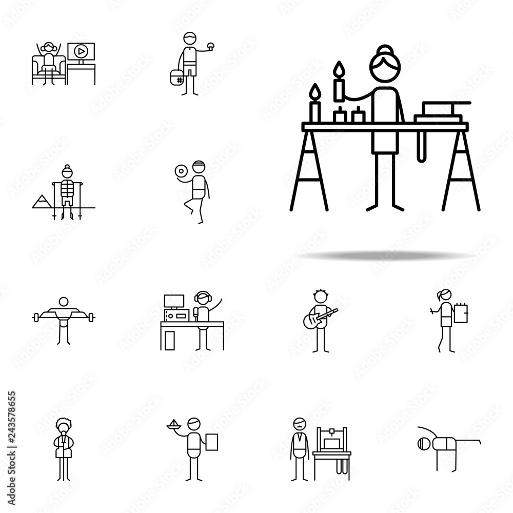 chemist icon. hobbie icons universal set for web and mobile chemist icon. hobbie icons universal set for web and mobile