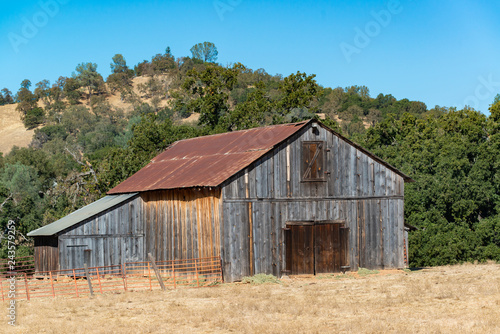Old western town in the California gold country