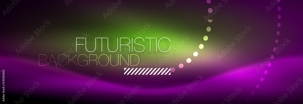 Glowing neon circle line dots, round line design, abstract style on black background. Neon abstract round circles Magic neon lights and glowing dots Glowing neon circle line dots, round line design, abstract style on black background. Neon abstract round circles Magic neon lights and glowing dots