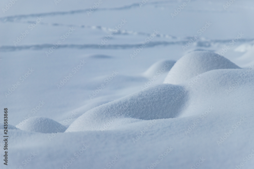 Obraz premium Snow mounds