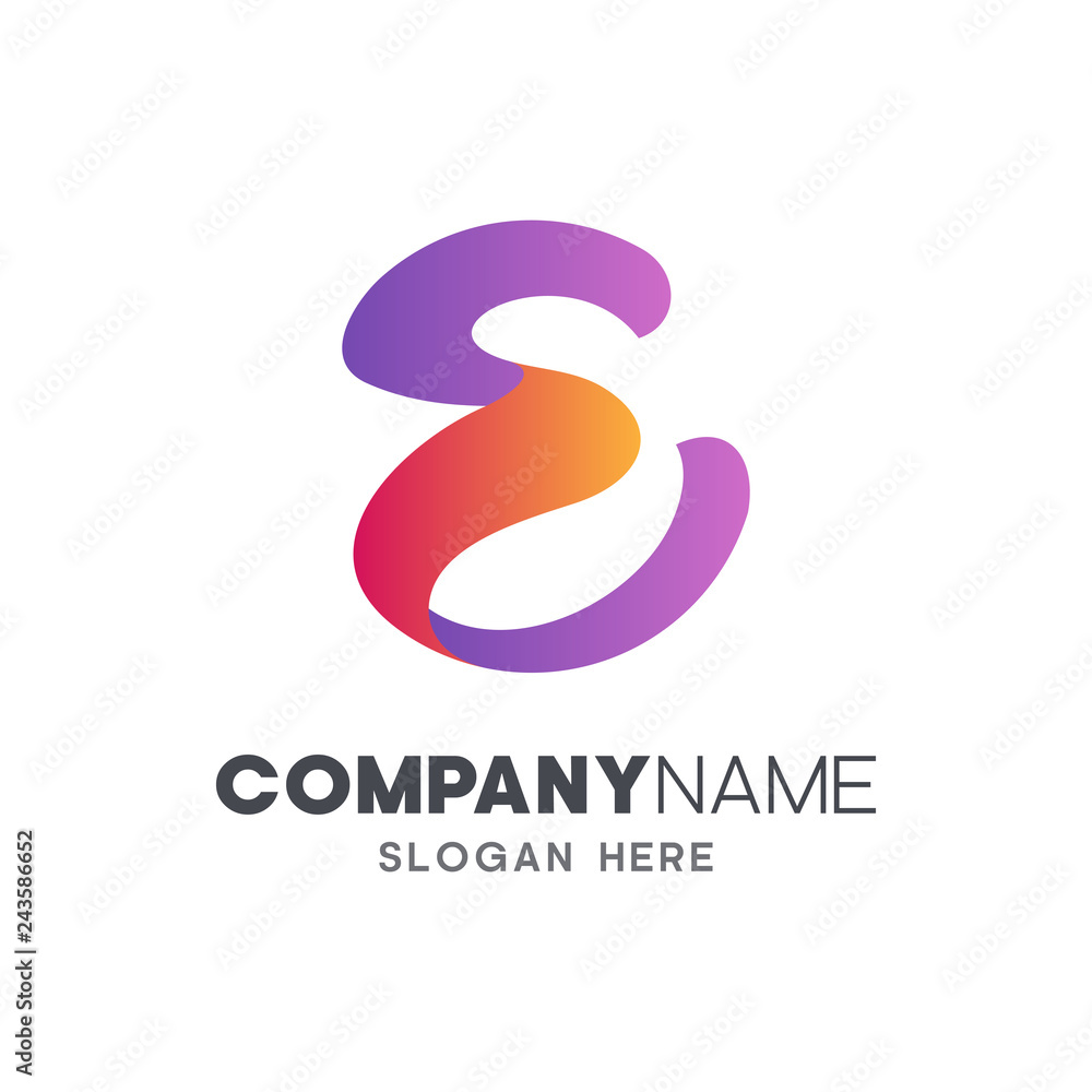 initial letter E logo design initial letter E logo design