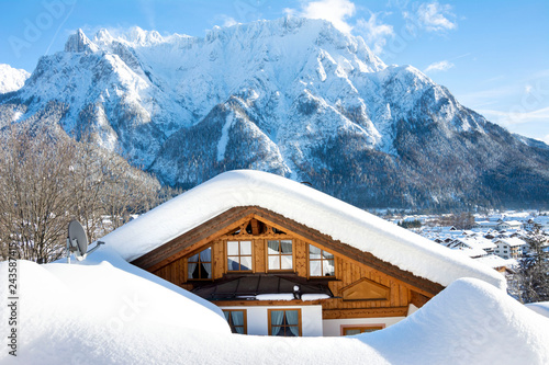 Berghütte im winter