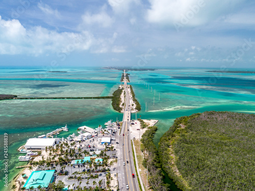 Florida keys aerial photo