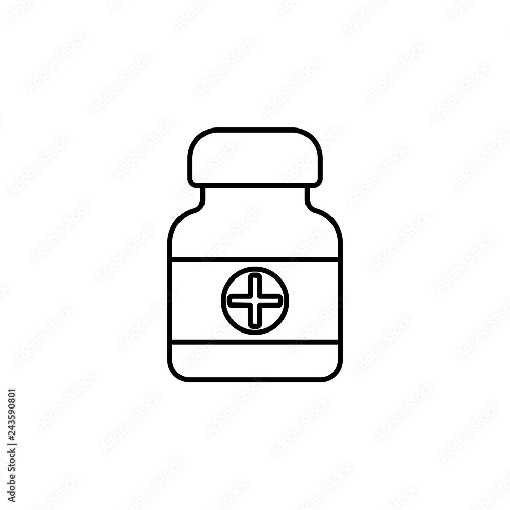 medicine capsule icon. Element of medicine for mobile concept and web apps illustration. Thin color line icon for website design and development, app development medicine capsule icon. Element of medicine for mobile concept and web apps illustration. Thin color line icon for website design and development, app development
