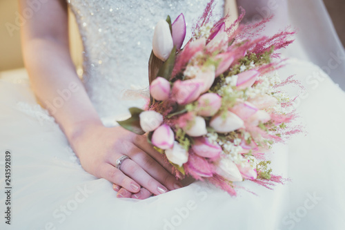Bride s bouquet close up