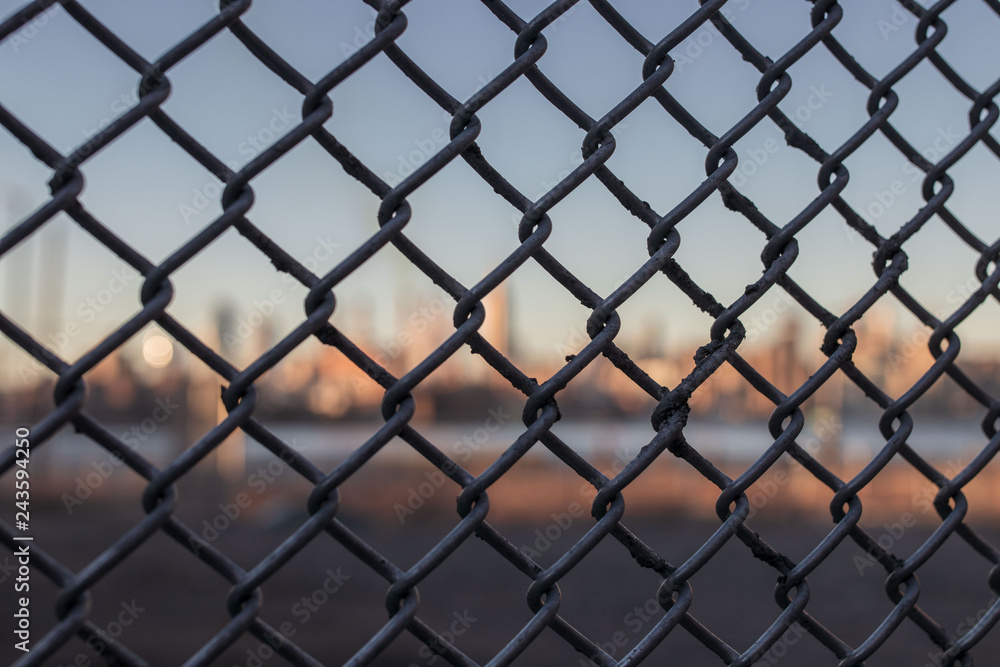 Fototapeta premium Brooklyn Overlooking Manhattan