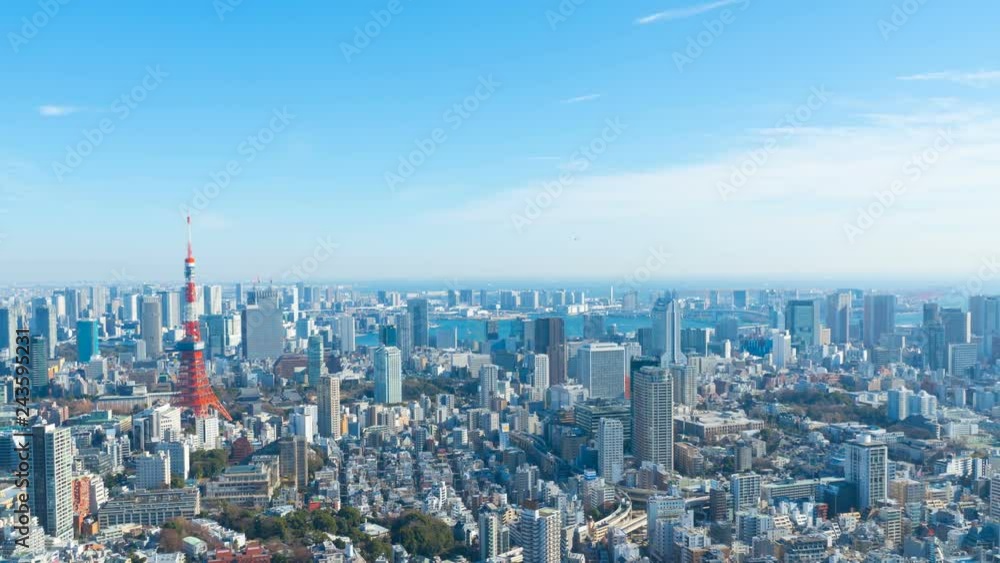 4K・東京風景タイムラプス・Jan.2019