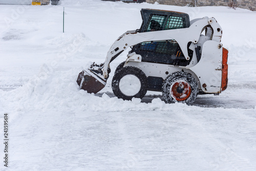 Skid steer snow photo